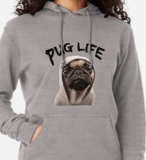 Mops Leben Leichter Hoodie