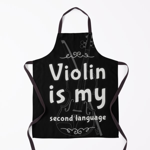 Item preview, Violin is my second language black designed and sold by mwebba2005.