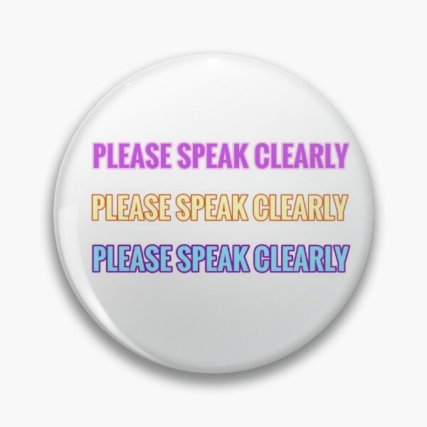 Item preview, PLEASE SPEAK CLEARLY HEARING IMPAIRED STICKERS designed and sold by matmazel.