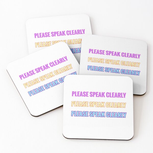 Item preview, PLEASE SPEAK CLEARLY HEARING IMPAIRED STICKERS designed and sold by matmazel.