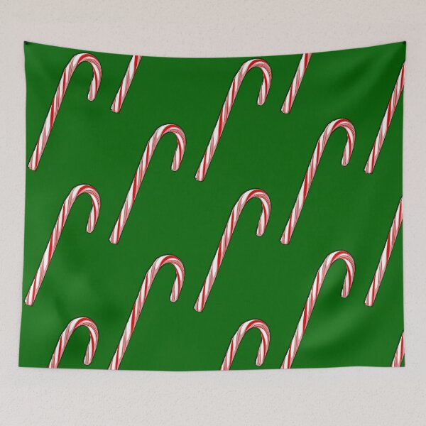 Item preview, green christmas candy cane designed and sold by Gossip Rag.