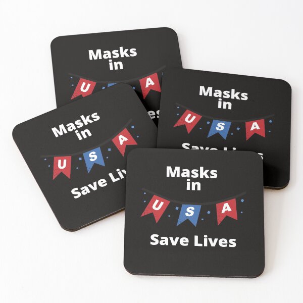 Item preview, Masks in USA save lives designed and sold by Vero De.