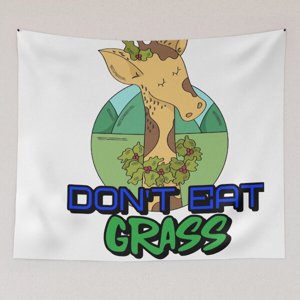 Item preview, Don't Eat Grass Funny Design designed and sold by Xrizen  Designs.