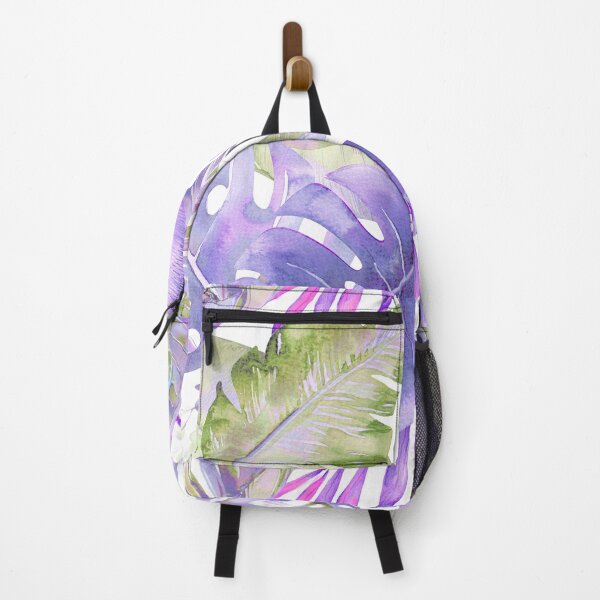 Item preview, Hawaiian Jungle Tropical Foliage, Lavender purple Lemongrass Green designed and sold by PixDezines.
