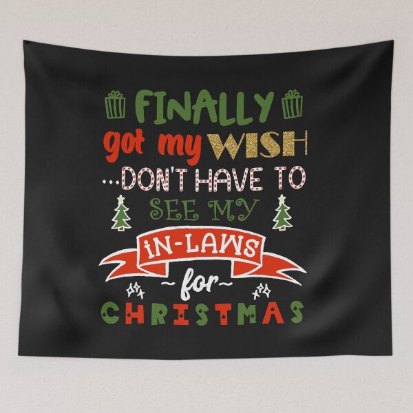 Item preview, Funny In Laws Christmas Quote Quarantine 2020 designed and sold by kiwi91.