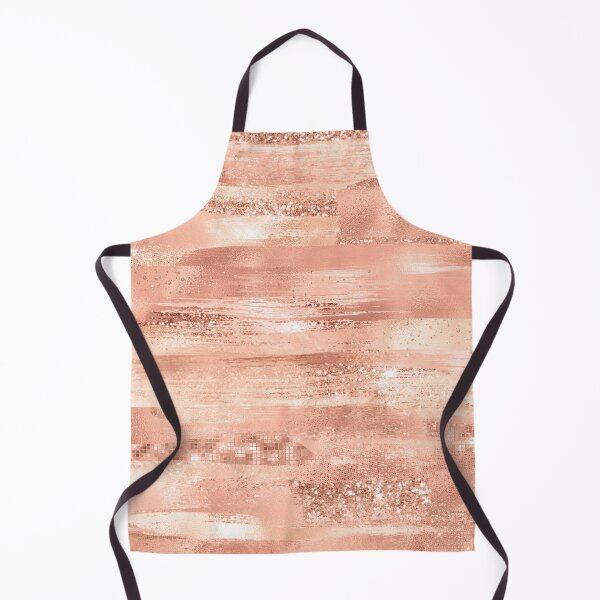Item preview, Rose Gold Sparkly Glitter Effect with Brush Strokes designed and sold by WOW TeesAndThings.
