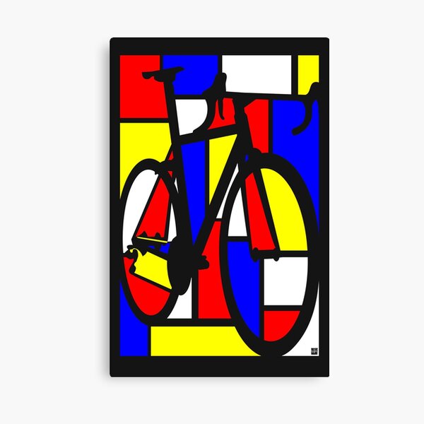 Item preview, Mondrianesque Road Bike designed and sold by SFDesignstudio.