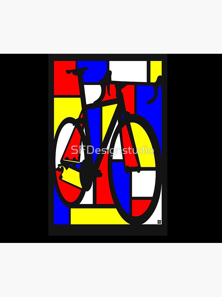 Mondrianesque Road Bike by SFDesignstudio