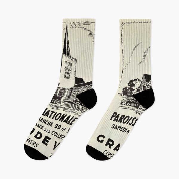 Item preview, retro paroisse nationale de renens vintage reclame designed and sold by CorasPosters.