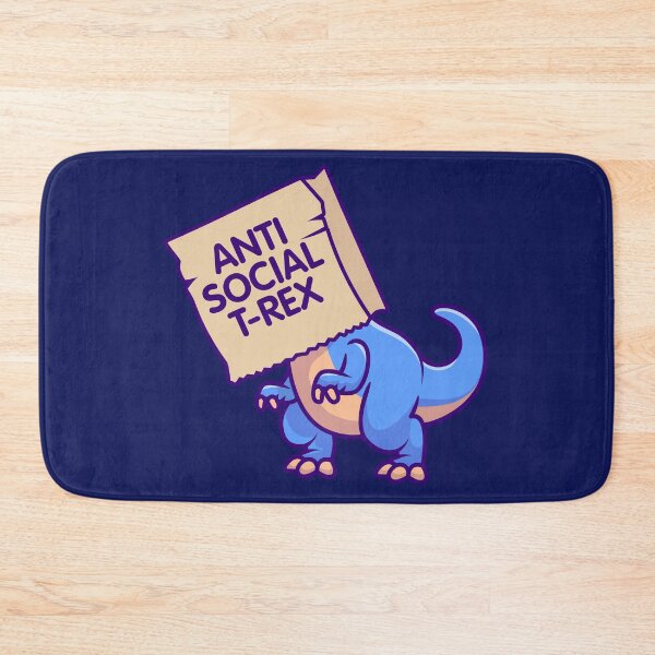 Item preview, Anti social T-Rex designed and sold by Lhadii.