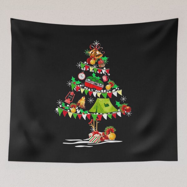 Item preview, Christmas Tree Camping designed and sold by GeniusDesignArt.