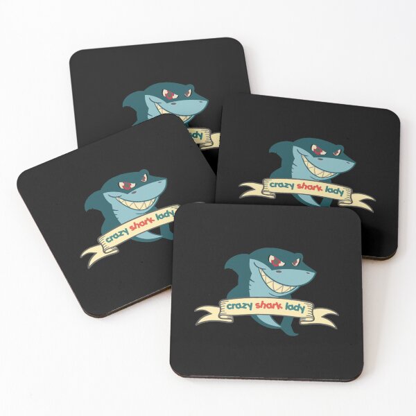 Item preview, Crazy shark lady designed and sold by MichaeE.