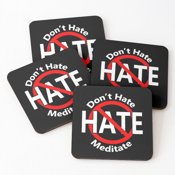 Item preview, Don't Hate Meditate designed and sold by notstuff.