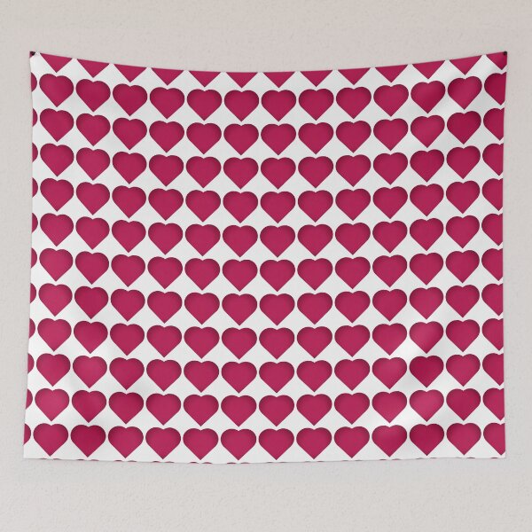 Item preview, Red heart pattern shape kids facemask designed and sold by glitchman2.