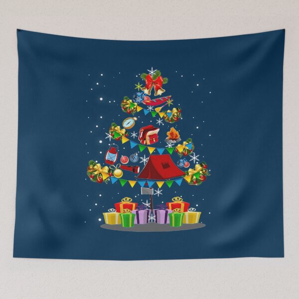 Item preview, Christmas Tree Camping designed and sold by GeniusDesignArt.