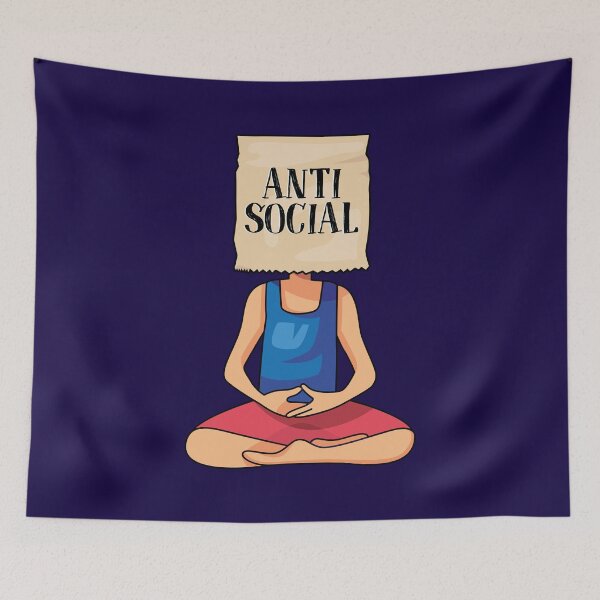 Item preview, Meditación antisocial designed and sold by Lhadii.