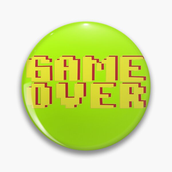 Item preview, Game Over Retro Arcade Style designed and sold by CmpsDesigns .