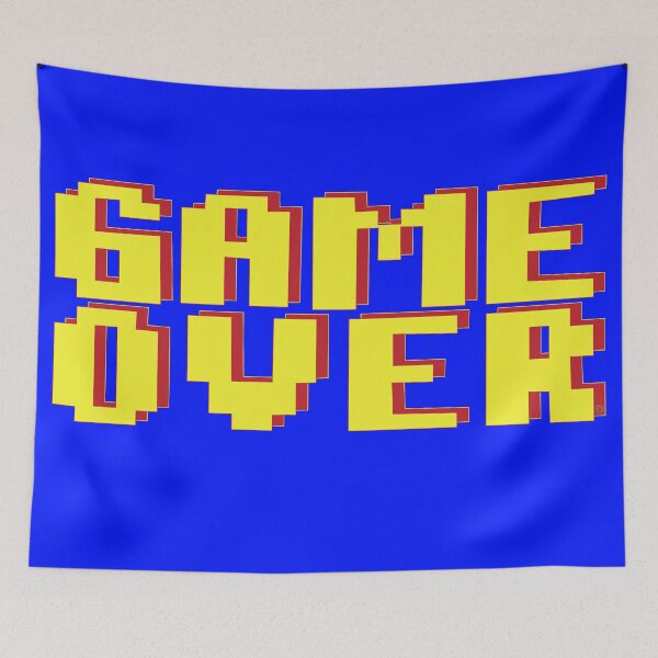 Item preview, Game Over Retro Arcade Style designed and sold by CmpsDesigns .