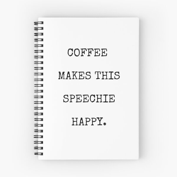 Artikelvorschau, Kaffee Happy Speechie | Sprachtherapeut Geschenk entworfen und verkauft von Presto Prints Design.