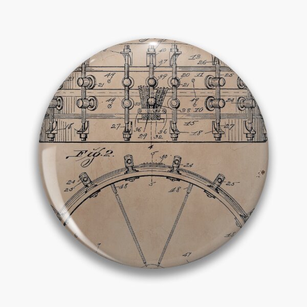 Item preview, Vintage Drum Patent designed and sold by JoolyA.