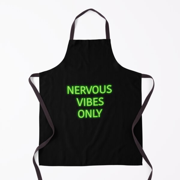 Item preview, Nervous Vibes Only (green) designed and sold by KittenCamper.