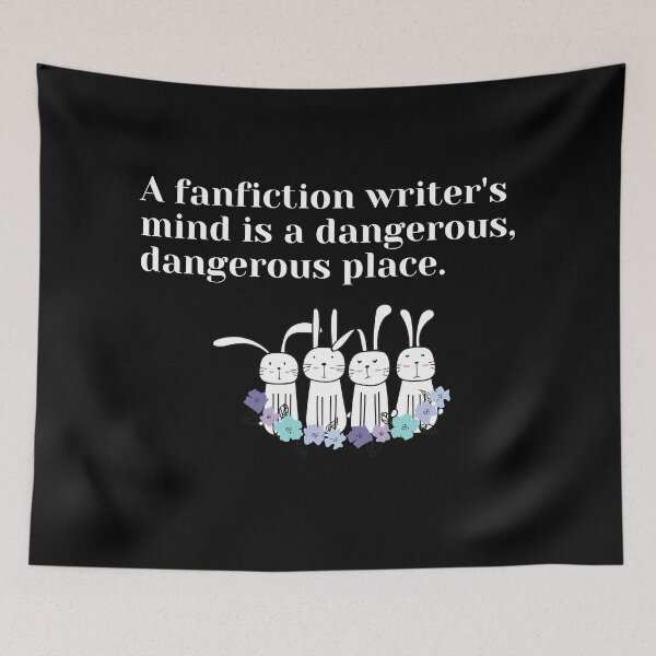 Item preview, A Fanfiction Writer's Mind Is Filled With Plot Bunnies designed and sold by StormyMuse.