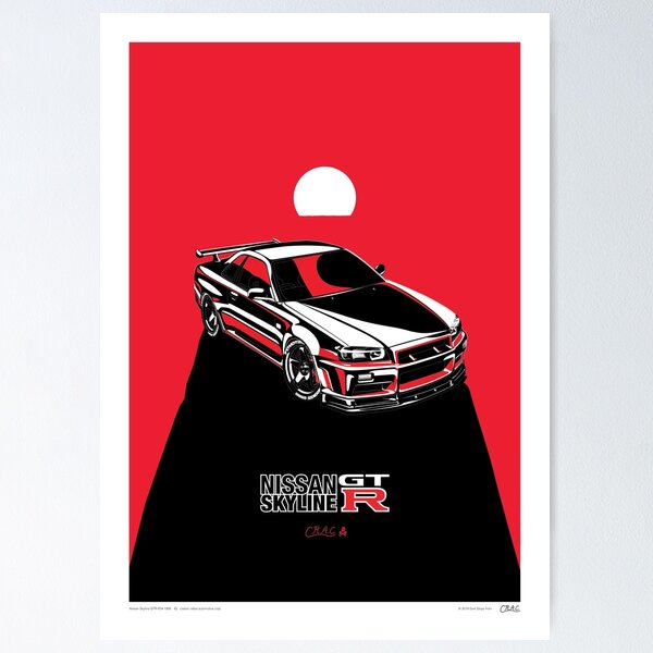 Item preview, Red Sun - Nissan GTR R34 designed and sold by Svet Stoya.