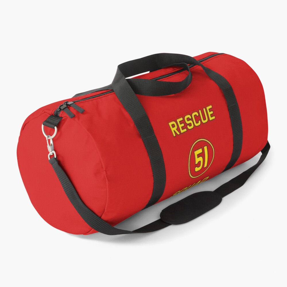 Emergency Squad 51 Rear of Truck Reproduction Logo Duffle Bag