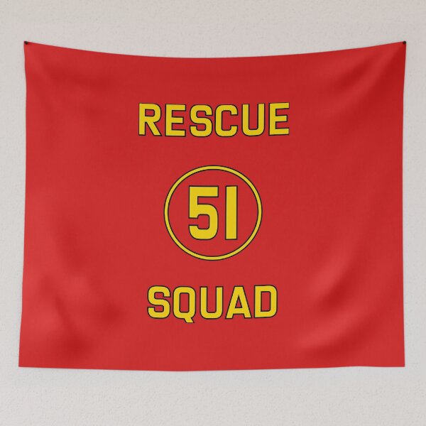 Item preview, Emergency Squad 51 Rear of Truck Reproduction Logo designed and sold by grnbayhusker.