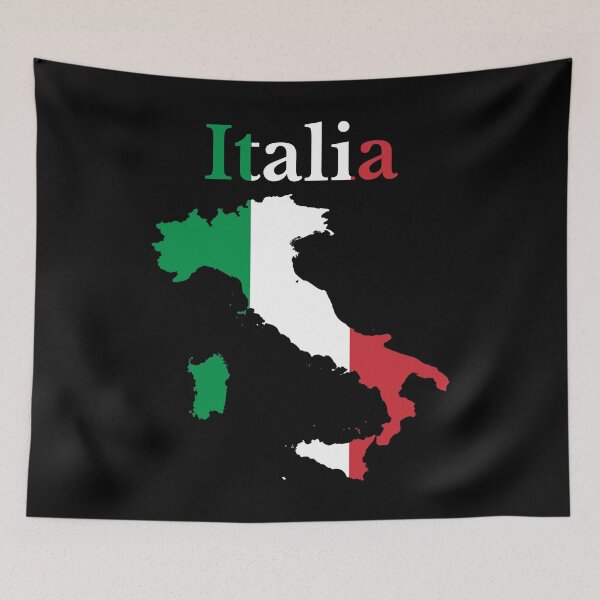 Item preview, Italy Flag Map designed and sold by marosharaf.