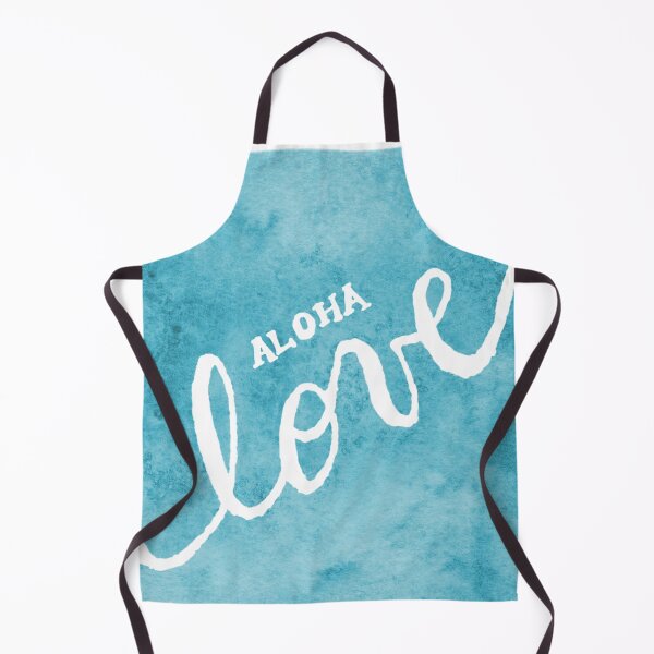 Item preview, Watercolor Hawaii Love Aloha Beach Vibe . Tilt Turquoise . designed and sold by maruwatercolor.