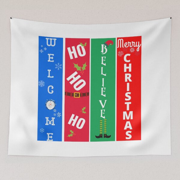 Item preview, Christmas Welcome Sign designed and sold by aboniteblanc.