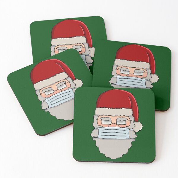 Item preview, Covid 19 Santa Claus - Funny Cartoon - Christmas Art - Holiday - Foggy Glasses designed and sold by StarsAbove92.