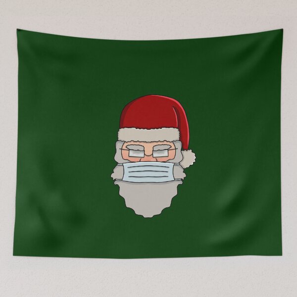 Item preview, Covid 19 Santa Claus - Funny Cartoon - Christmas Art - Holiday - Foggy Glasses designed and sold by StarsAbove92.