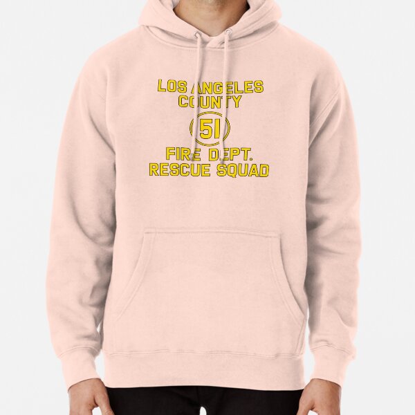 Emergency Squad 51 Side of Truck Reproduction Logo Pullover Hoodie