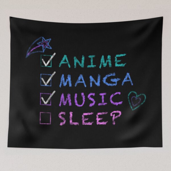 Item preview, Anime Lover Checklist designed and sold by PumpkinTown.