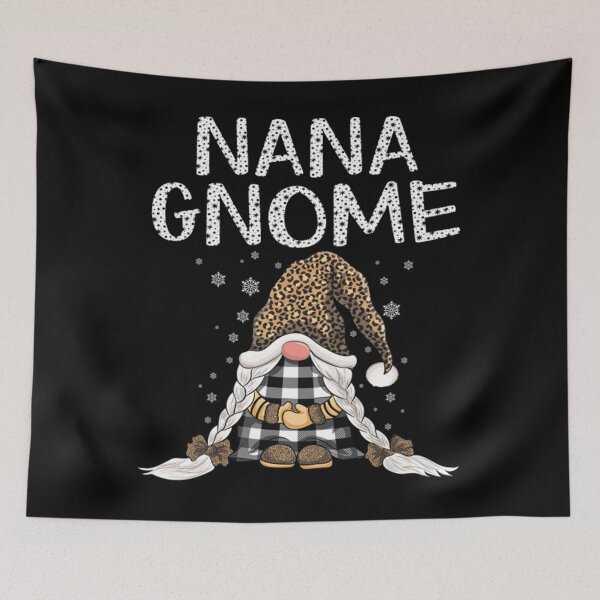 Item preview, sister Gnomes Leopard Buffalo Plaid pattern Christmas Gnome designed and sold by JeremyRot.