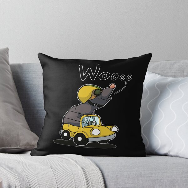 Item preview, Mole Driving Yellow Car designed and sold by iduzarts.