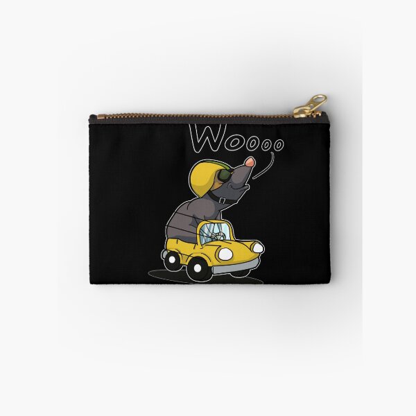 Item preview, Mole Driving Yellow Car designed and sold by iduzarts.