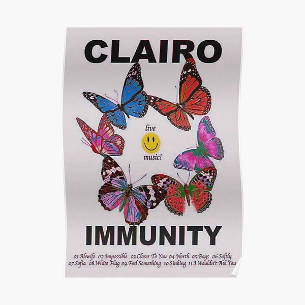 Álbum de inmunidad de Clairo Póster