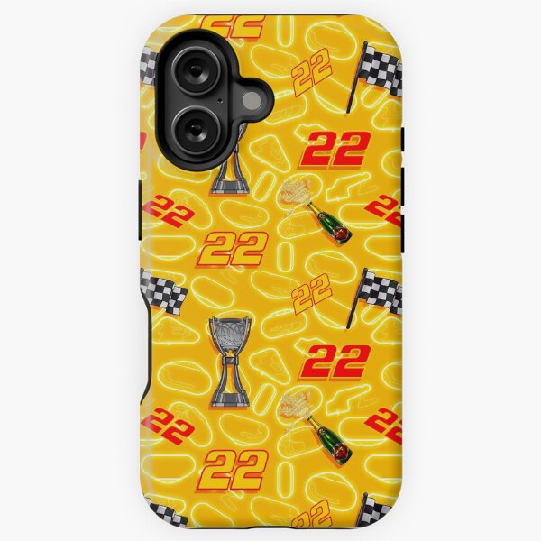 Item preview, Joey logano but it’s a looping pattern (yellow) designed and sold by Freckles Fernicola.