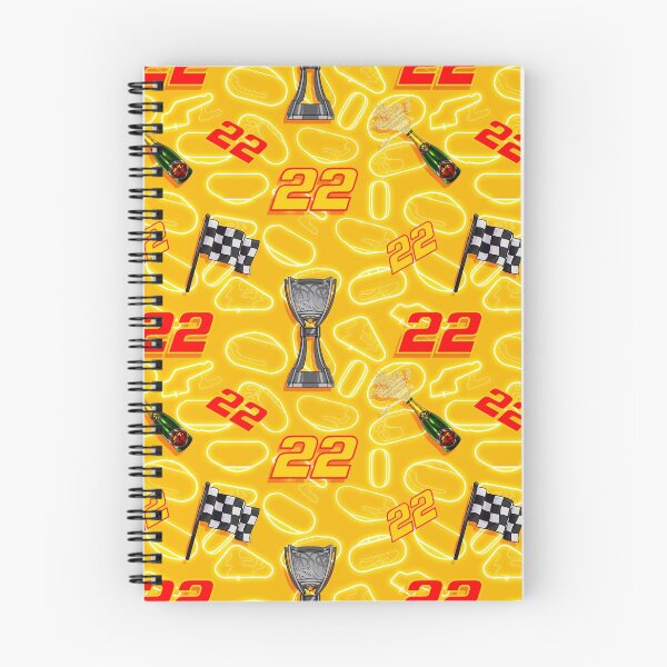 Item preview, Joey logano but it’s a looping pattern (yellow) designed and sold by Freckles Fernicola.