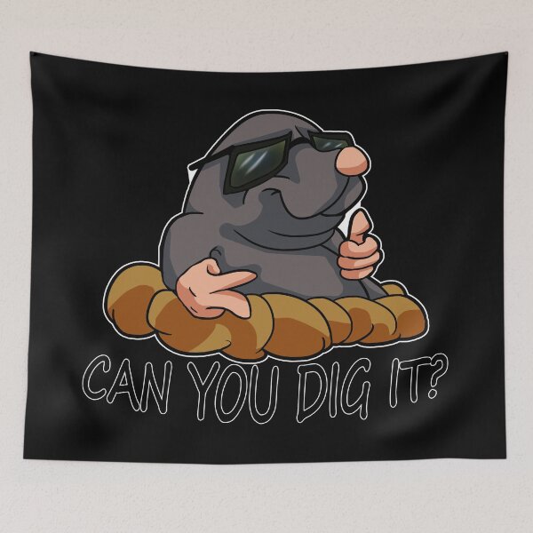 Item preview, Mole: Can you dig it? designed and sold by iduzarts.