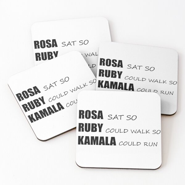 Item preview, ROSA sat so RUBY could walk so KAMALA could run Rosa Parks, Ruby Bridges, Kamala Harris designed and sold by RUCZENO.