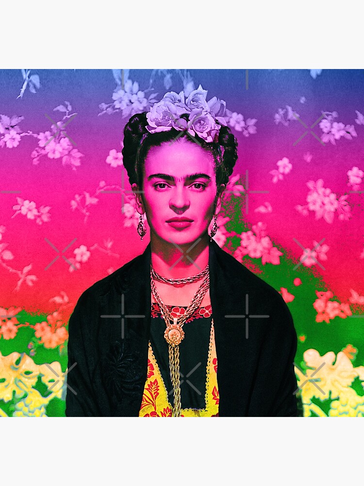 "Frida Khalo And Flowers - B - Digital Paint By Iona Art Digital ...