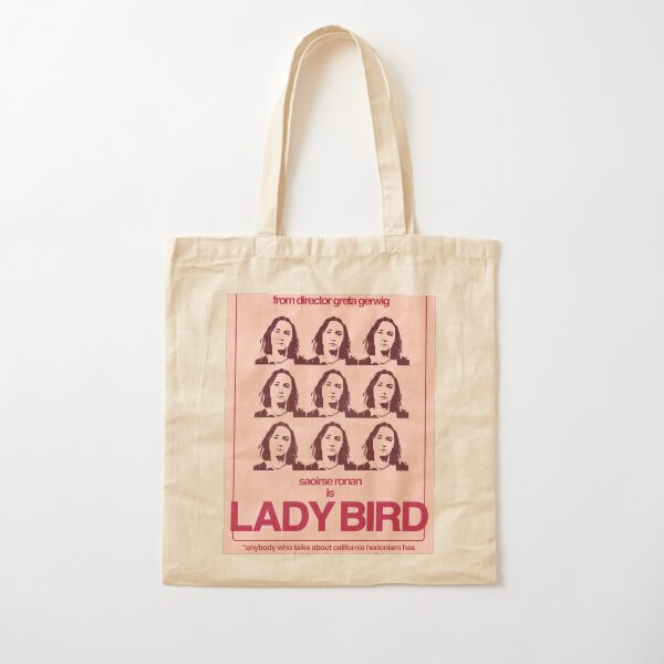 Lady Bird Poster Cotton Tote Bag