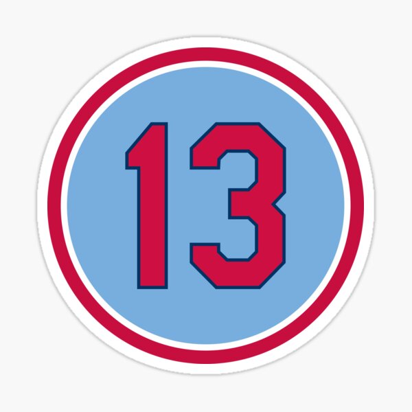 Willie McGee #51 Jersey Number Sticker for Sale by StickBall