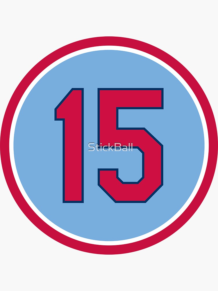 Stan Musial #6 Jersey Number Sticker for Sale by StickBall