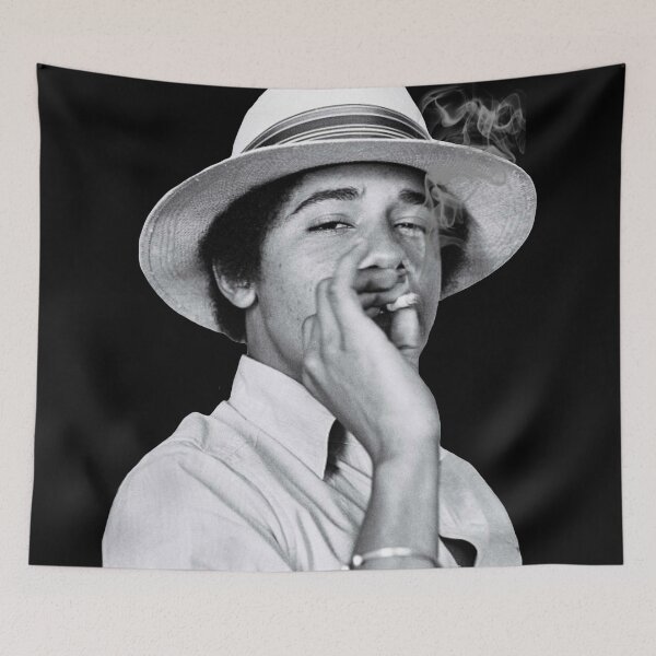 Item preview, Young Barack Obama Smoking designed and sold by acquiesce13.