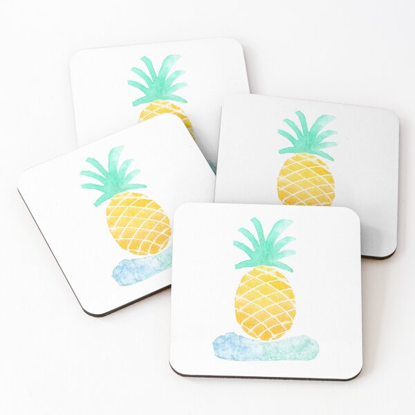 Item preview, Watercolor Pinaple Hawaii Vibes  designed and sold by maruwatercolor.